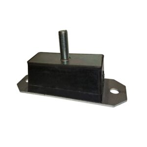 Antivibranti rettangolari forati